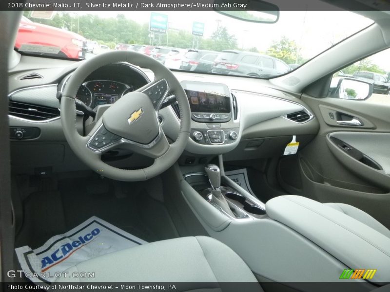 Silver Ice Metallic / Dark Atmosphere/­Medium Ash Gray 2018 Chevrolet Malibu LT