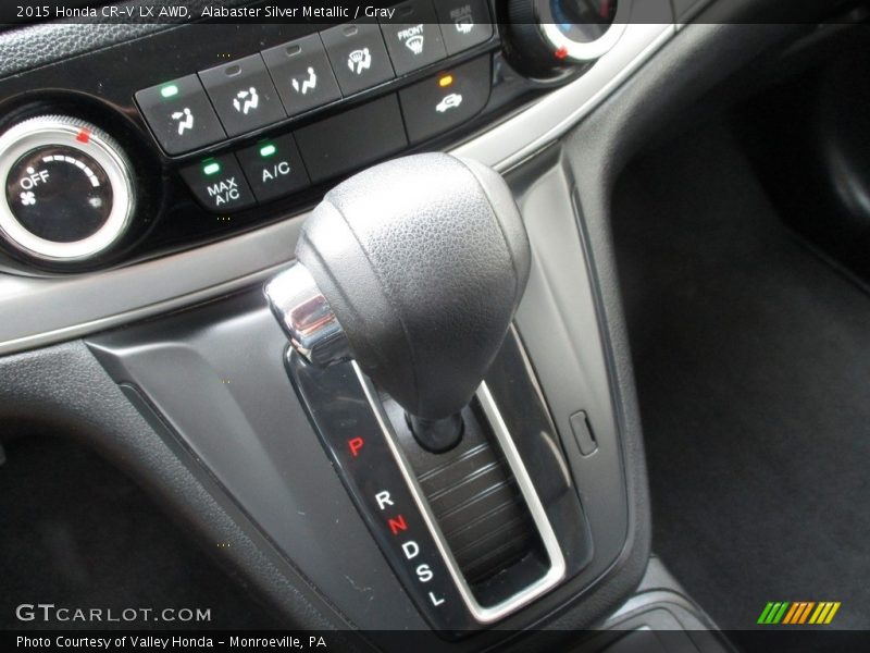 Alabaster Silver Metallic / Gray 2015 Honda CR-V LX AWD