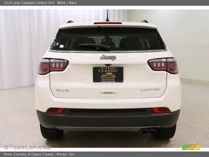 White / Black 2019 Jeep Compass Limited 4x4