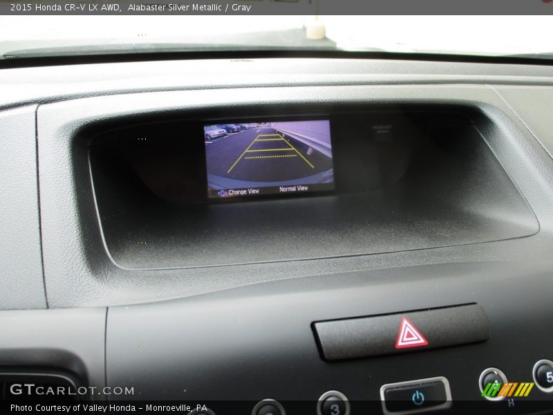 Alabaster Silver Metallic / Gray 2015 Honda CR-V LX AWD