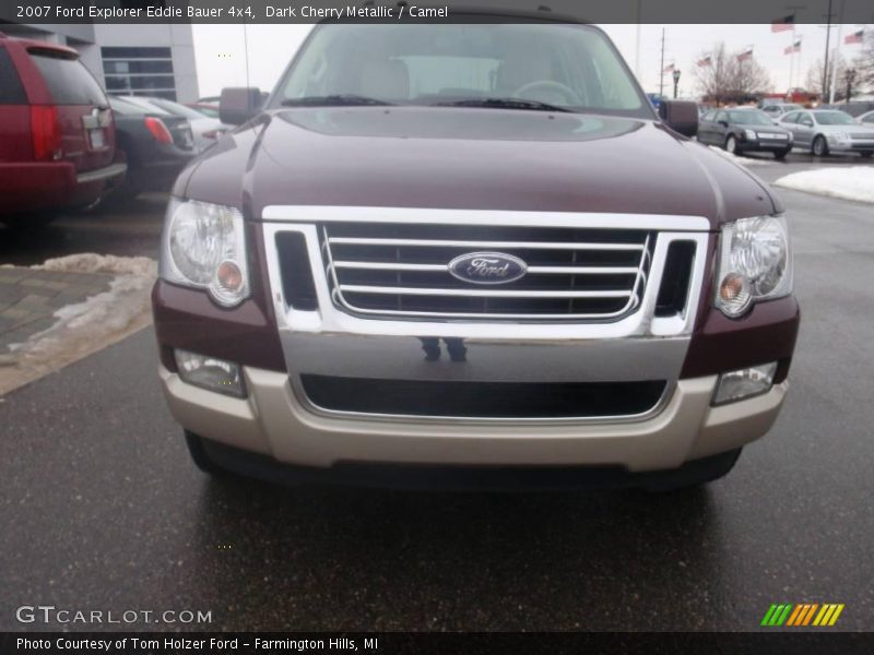 Dark Cherry Metallic / Camel 2007 Ford Explorer Eddie Bauer 4x4