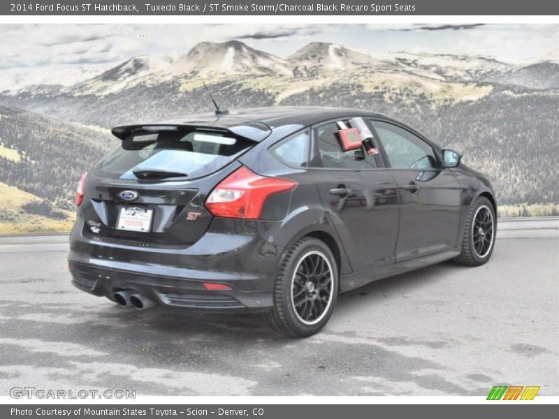 Tuxedo Black / ST Smoke Storm/Charcoal Black Recaro Sport Seats 2014 Ford Focus ST Hatchback