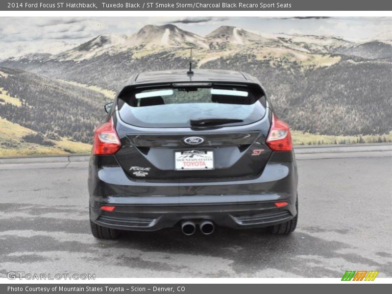 Tuxedo Black / ST Smoke Storm/Charcoal Black Recaro Sport Seats 2014 Ford Focus ST Hatchback