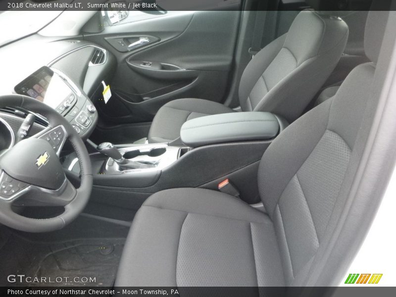 Summit White / Jet Black 2018 Chevrolet Malibu LT
