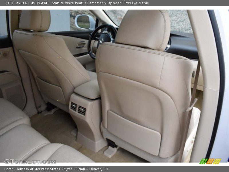 Starfire White Pearl / Parchment/Espresso Birds Eye Maple 2013 Lexus RX 450h AWD