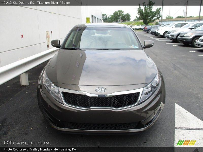 Titanium Silver / Beige 2012 Kia Optima EX