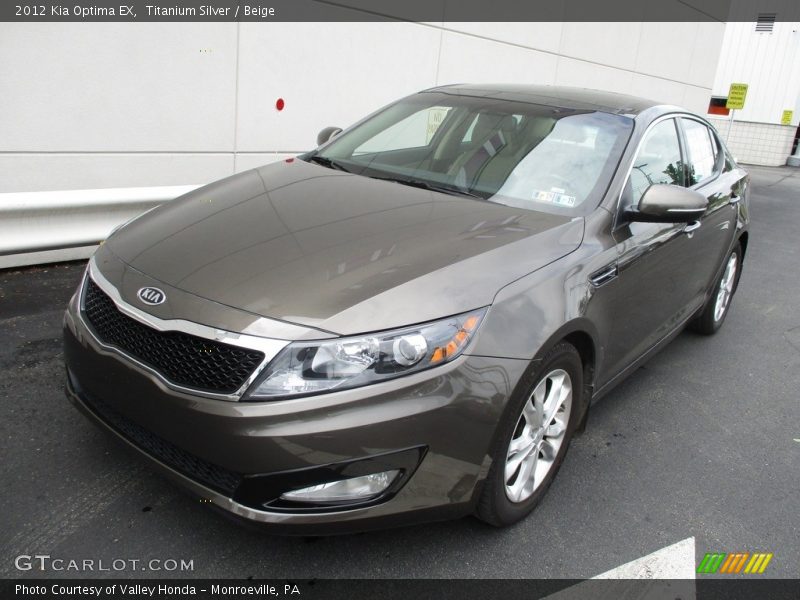 Titanium Silver / Beige 2012 Kia Optima EX