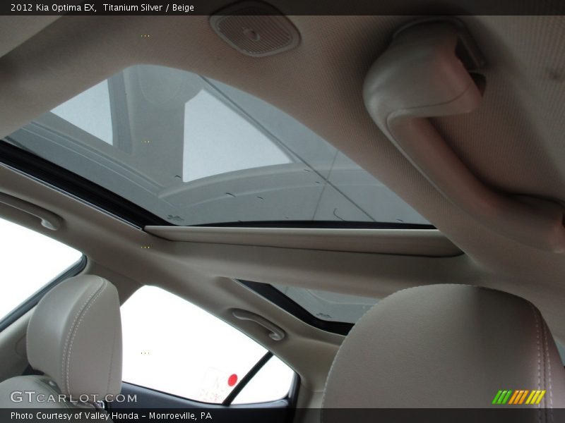 Titanium Silver / Beige 2012 Kia Optima EX