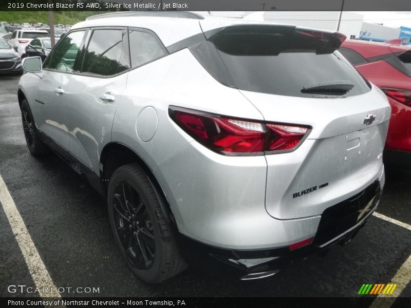 Silver Ice Metallic / Jet Black 2019 Chevrolet Blazer RS AWD