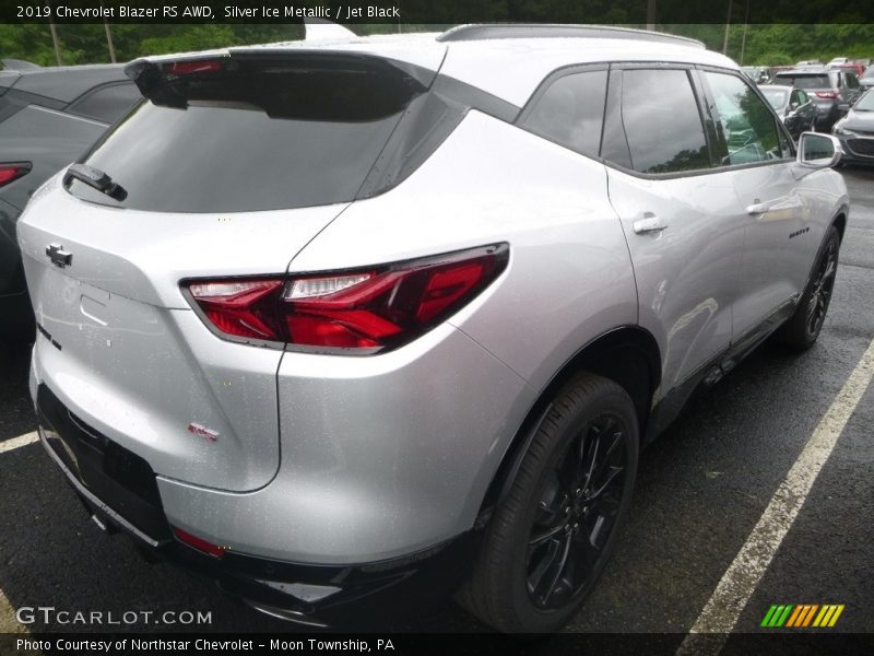 Silver Ice Metallic / Jet Black 2019 Chevrolet Blazer RS AWD