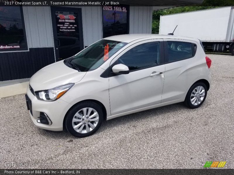 Toasted Marshmallow Metallic / Jet Black 2017 Chevrolet Spark LT
