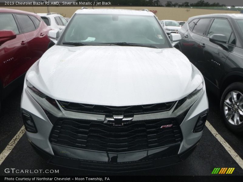 Silver Ice Metallic / Jet Black 2019 Chevrolet Blazer RS AWD