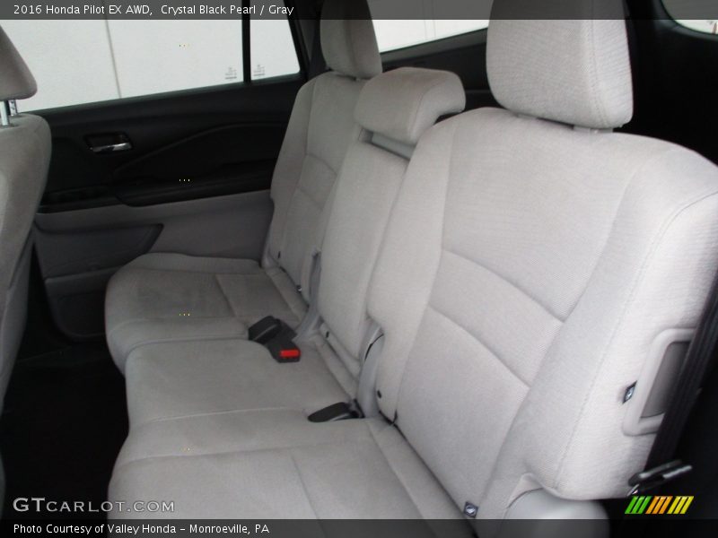 Crystal Black Pearl / Gray 2016 Honda Pilot EX AWD