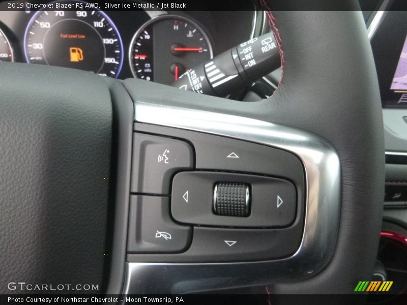 Silver Ice Metallic / Jet Black 2019 Chevrolet Blazer RS AWD