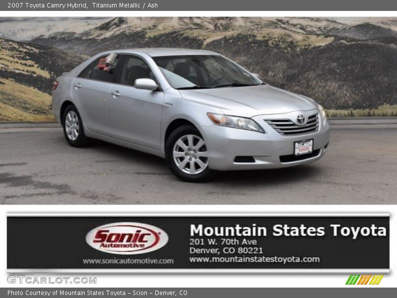 Titanium Metallic / Ash 2007 Toyota Camry Hybrid