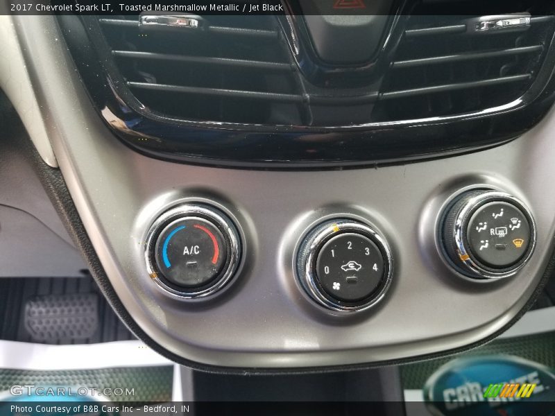 Toasted Marshmallow Metallic / Jet Black 2017 Chevrolet Spark LT