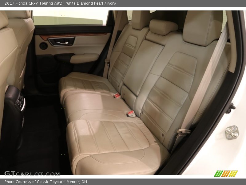 White Diamond Pearl / Ivory 2017 Honda CR-V Touring AWD