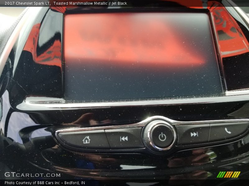 Toasted Marshmallow Metallic / Jet Black 2017 Chevrolet Spark LT