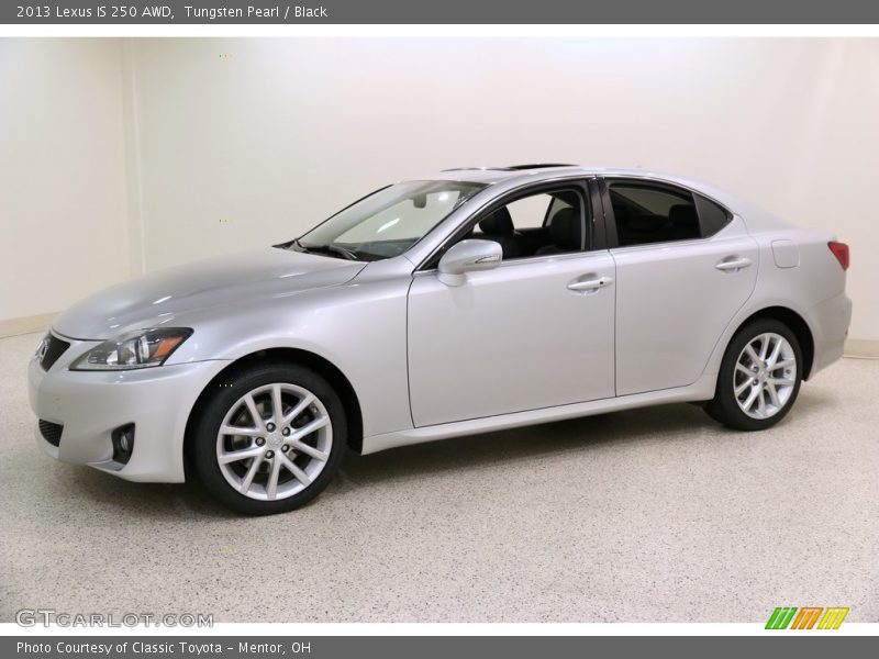 Tungsten Pearl / Black 2013 Lexus IS 250 AWD