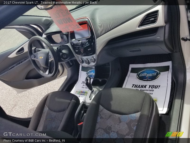 Toasted Marshmallow Metallic / Jet Black 2017 Chevrolet Spark LT