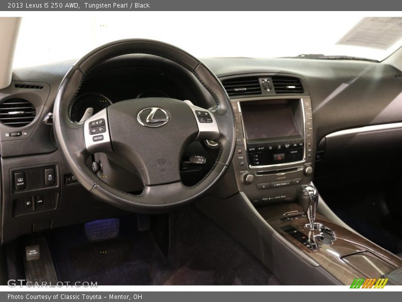 Tungsten Pearl / Black 2013 Lexus IS 250 AWD