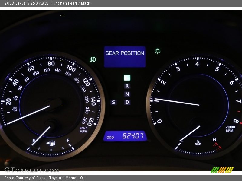 Tungsten Pearl / Black 2013 Lexus IS 250 AWD
