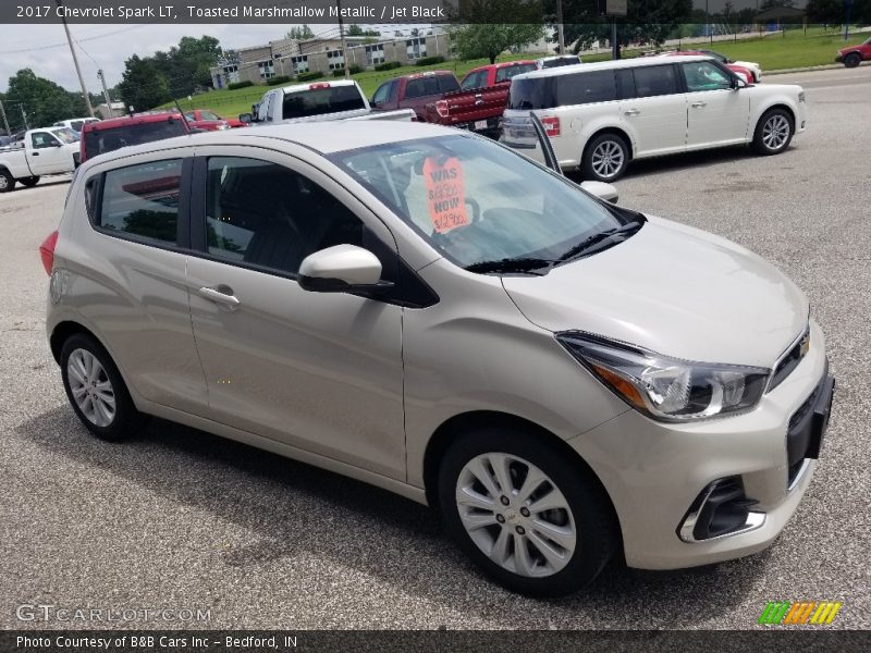 Toasted Marshmallow Metallic / Jet Black 2017 Chevrolet Spark LT