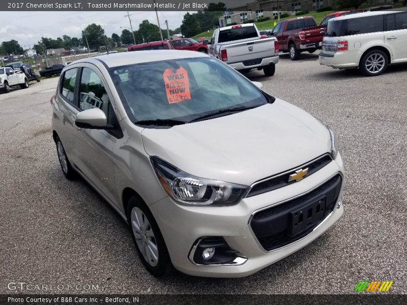 Toasted Marshmallow Metallic / Jet Black 2017 Chevrolet Spark LT