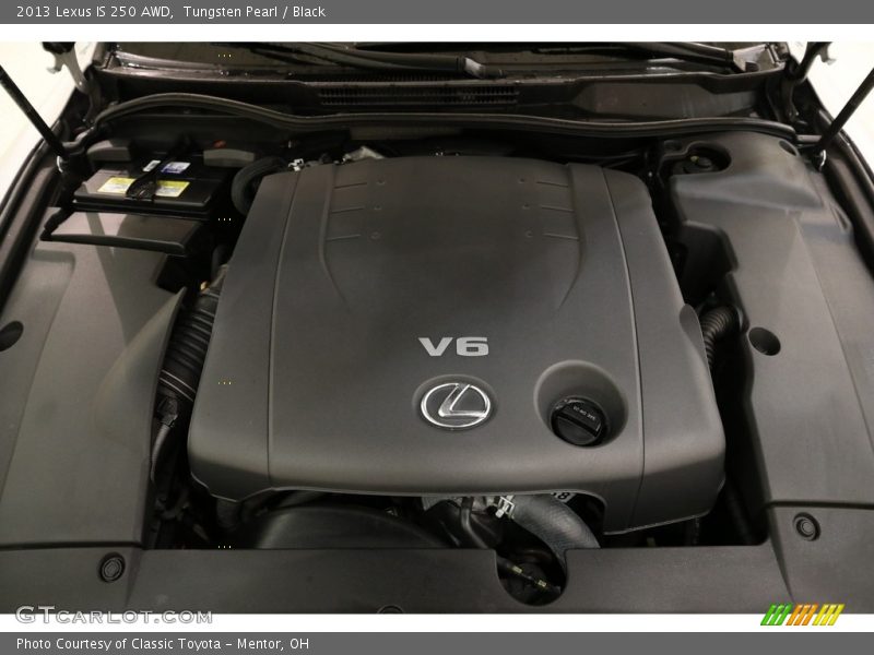 Tungsten Pearl / Black 2013 Lexus IS 250 AWD