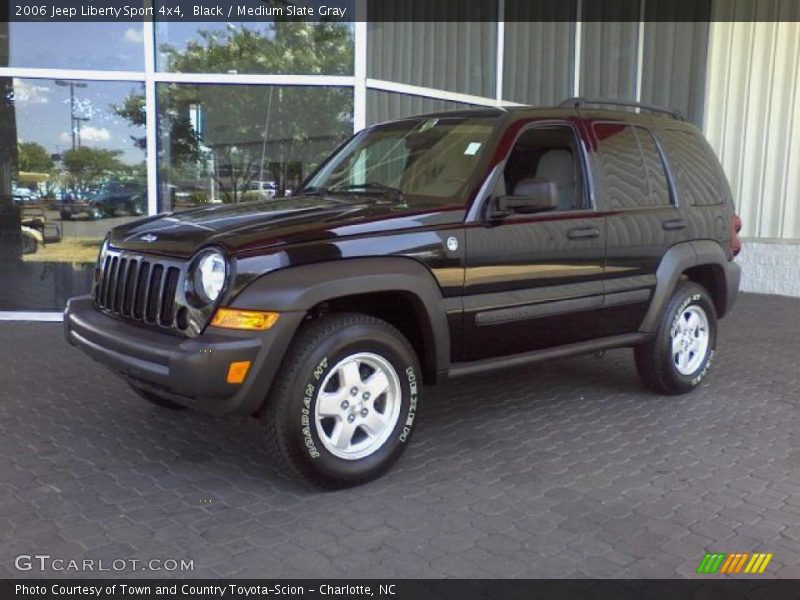 Black / Medium Slate Gray 2006 Jeep Liberty Sport 4x4