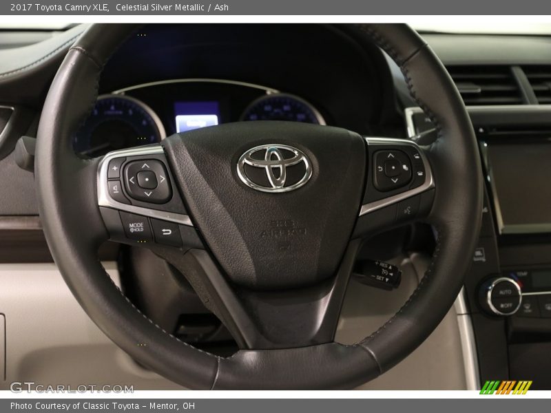 Celestial Silver Metallic / Ash 2017 Toyota Camry XLE