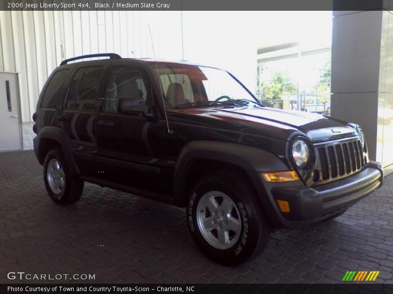 Black / Medium Slate Gray 2006 Jeep Liberty Sport 4x4