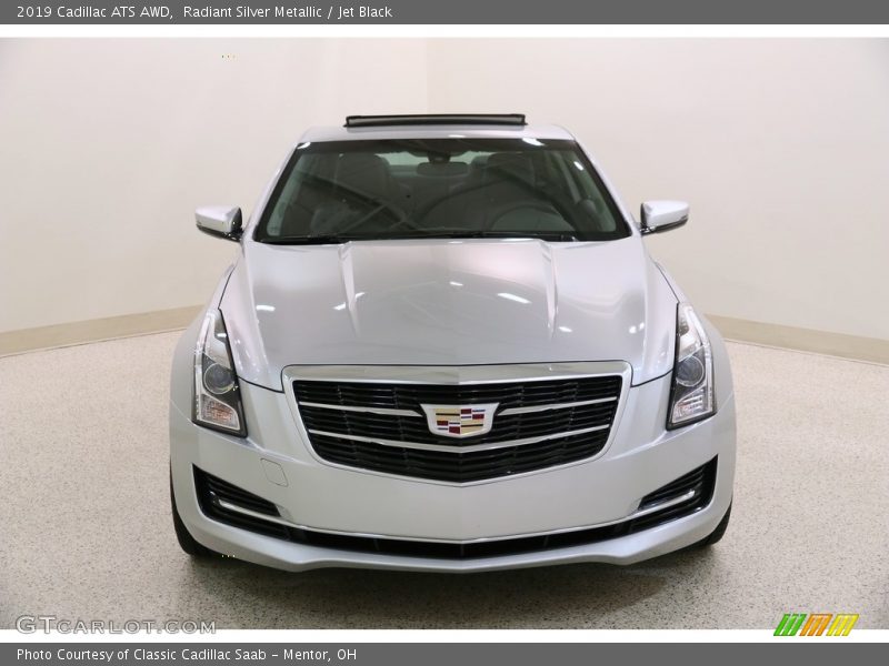 Radiant Silver Metallic / Jet Black 2019 Cadillac ATS AWD