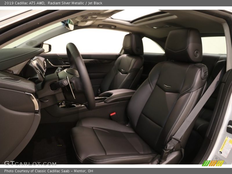 Radiant Silver Metallic / Jet Black 2019 Cadillac ATS AWD
