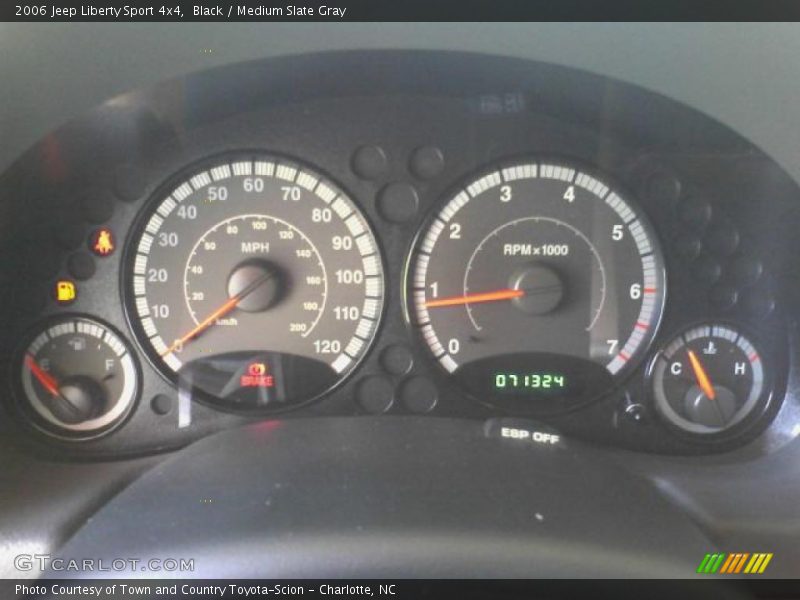 Black / Medium Slate Gray 2006 Jeep Liberty Sport 4x4