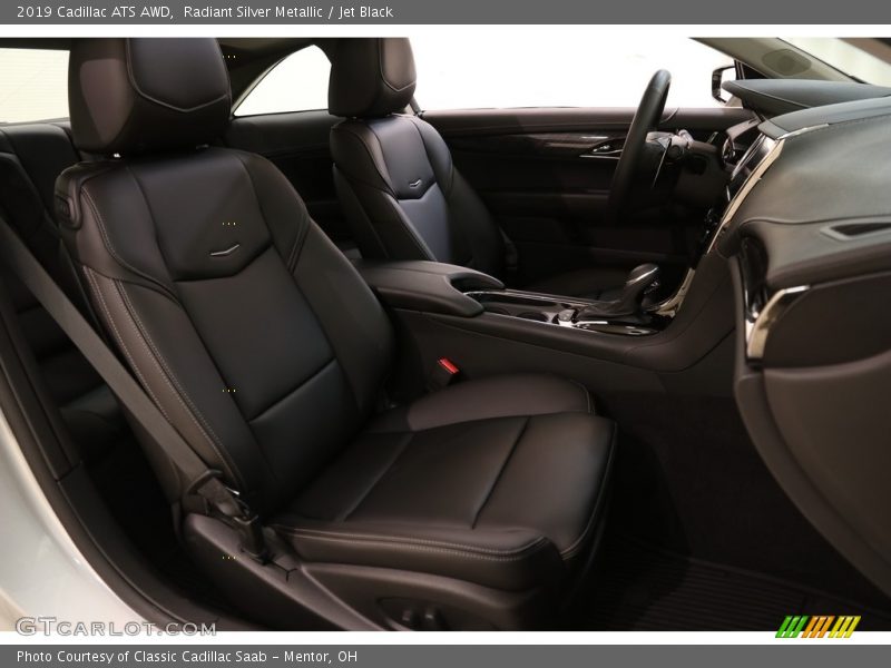 Radiant Silver Metallic / Jet Black 2019 Cadillac ATS AWD