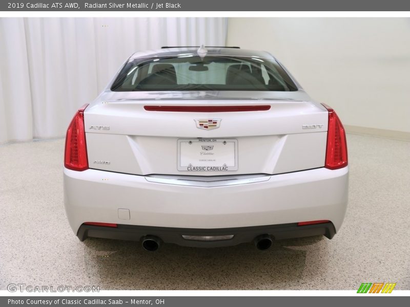 Radiant Silver Metallic / Jet Black 2019 Cadillac ATS AWD