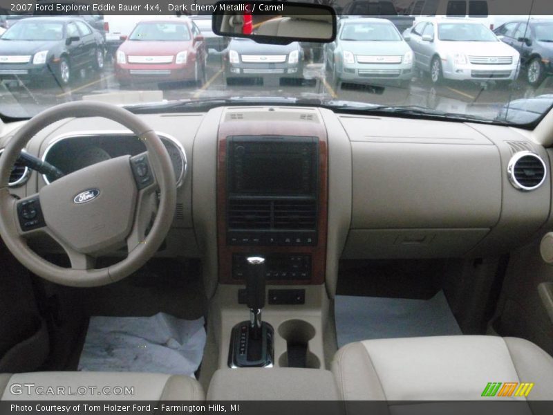 Dark Cherry Metallic / Camel 2007 Ford Explorer Eddie Bauer 4x4