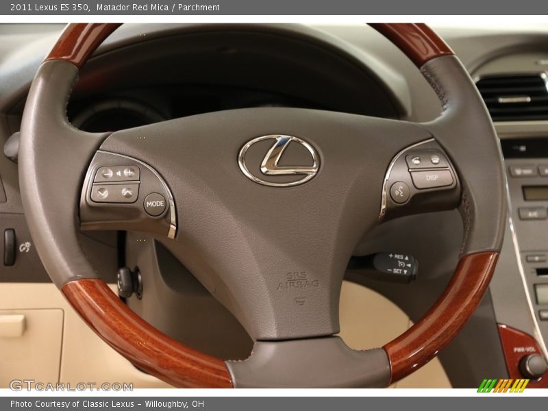 Matador Red Mica / Parchment 2011 Lexus ES 350