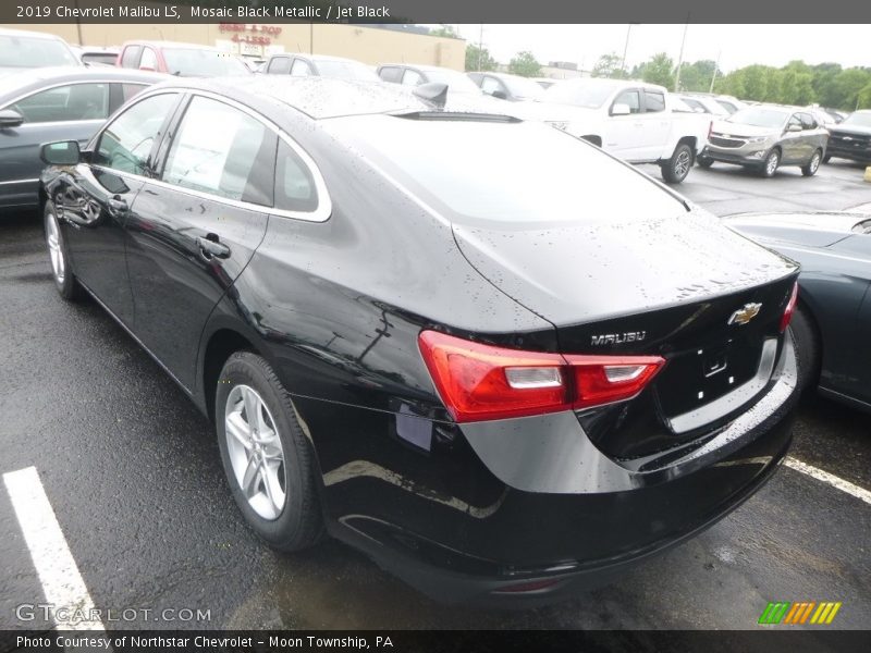 Mosaic Black Metallic / Jet Black 2019 Chevrolet Malibu LS
