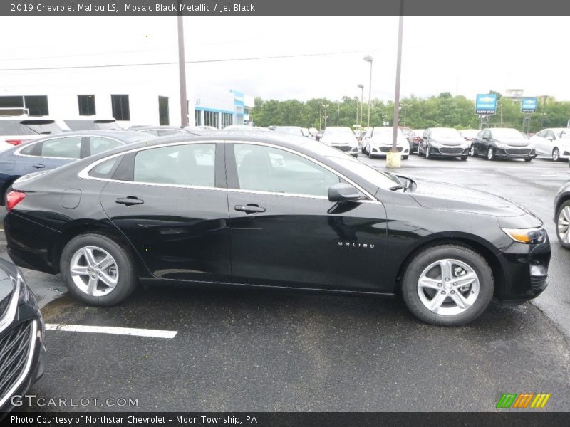 Mosaic Black Metallic / Jet Black 2019 Chevrolet Malibu LS