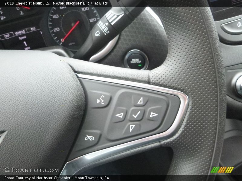 Mosaic Black Metallic / Jet Black 2019 Chevrolet Malibu LS