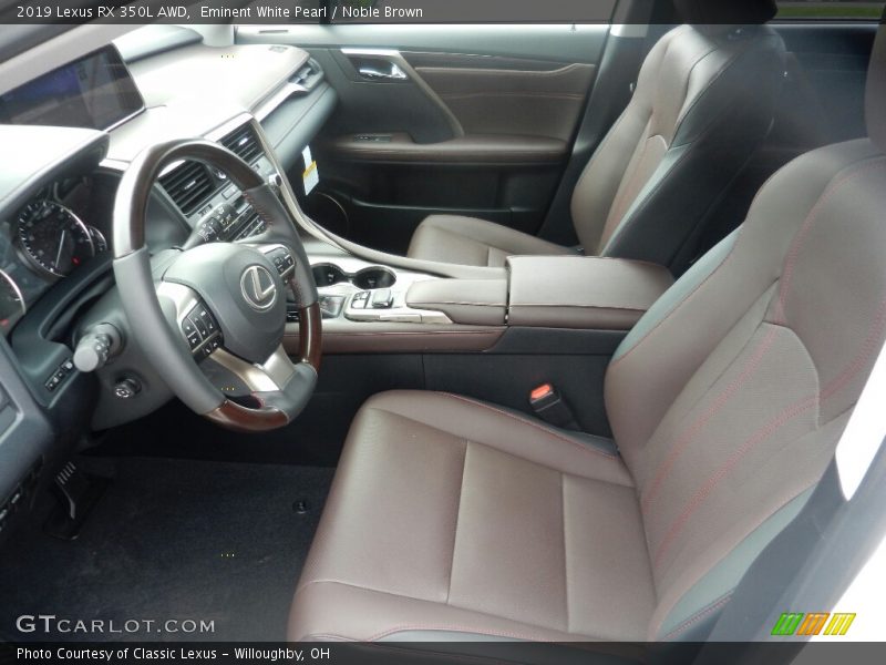  2019 RX 350L AWD Noble Brown Interior