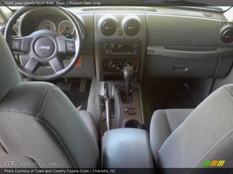 Black / Medium Slate Gray 2006 Jeep Liberty Sport 4x4
