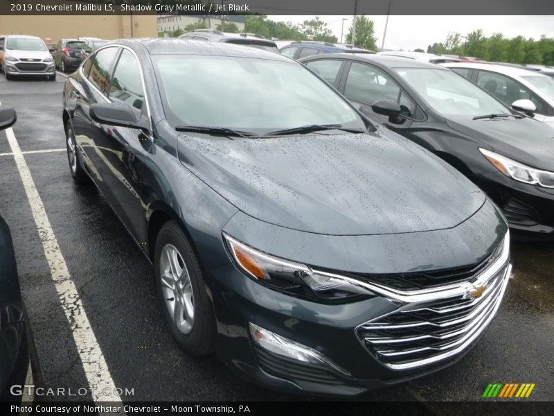 Shadow Gray Metallic / Jet Black 2019 Chevrolet Malibu LS