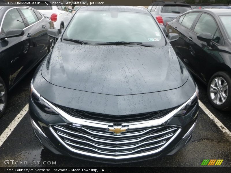 Shadow Gray Metallic / Jet Black 2019 Chevrolet Malibu LS