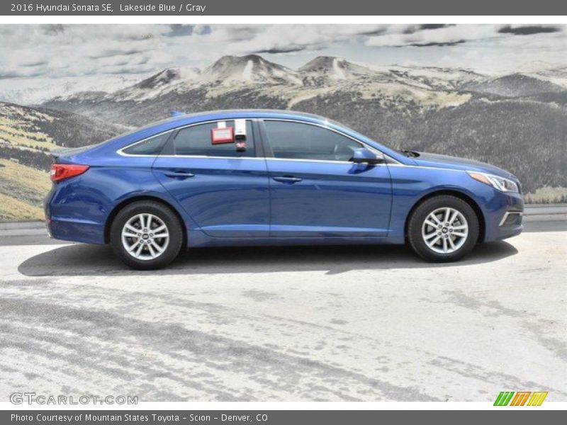 Lakeside Blue / Gray 2016 Hyundai Sonata SE