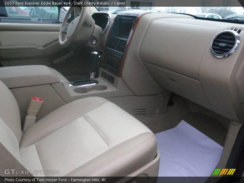 Dark Cherry Metallic / Camel 2007 Ford Explorer Eddie Bauer 4x4