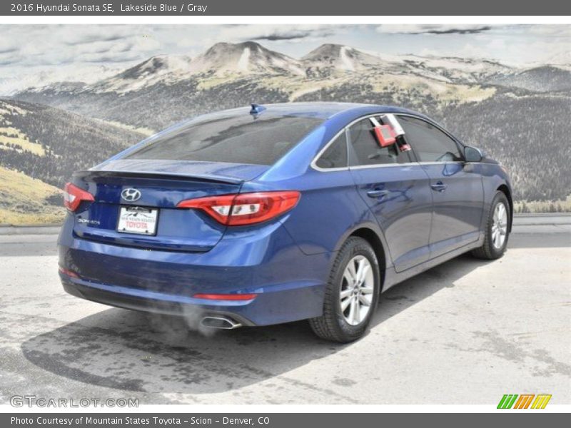 Lakeside Blue / Gray 2016 Hyundai Sonata SE