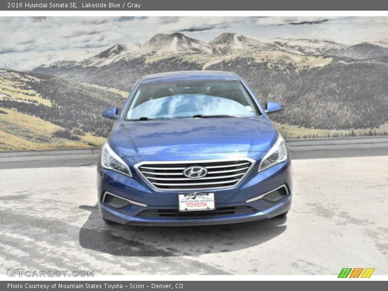 Lakeside Blue / Gray 2016 Hyundai Sonata SE